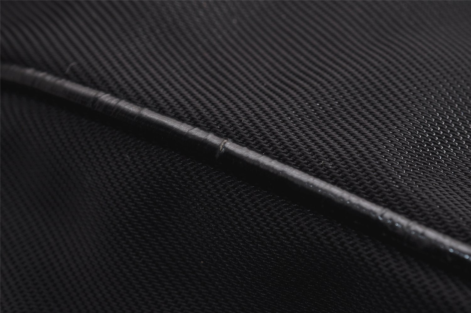 Authentic GUCCI Bamboo 2Way Shoulder Hand Bag Nylon Leather Black 2403J