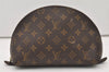 Authentic Louis Vuitton Monogram Trousse Demi Ronde 23 Pouch M47520 Junk 2404J