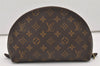 Authentic Louis Vuitton Monogram Trousse Demi Ronde 23 Pouch M47520 Junk 2404J