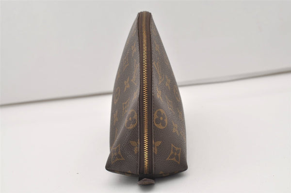 Authentic Louis Vuitton Monogram Trousse Demi Ronde 23 Pouch M47520 Junk 2404J