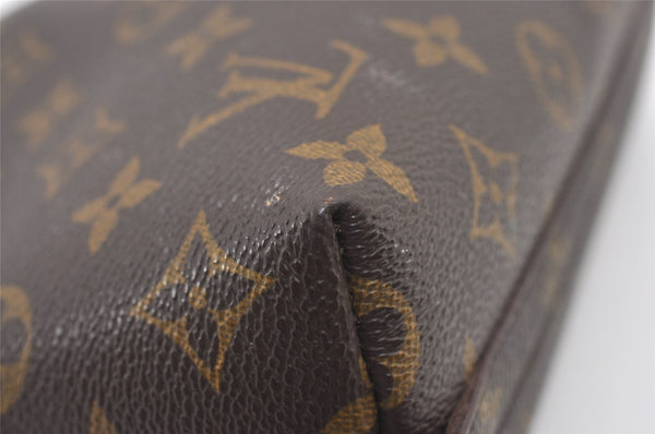 Authentic Louis Vuitton Monogram Trousse Demi Ronde 23 Pouch M47520 Junk 2404J