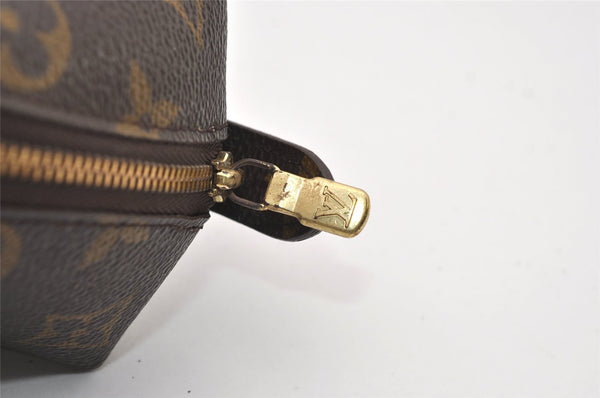 Authentic Louis Vuitton Monogram Trousse Demi Ronde 23 Pouch M47520 Junk 2404J