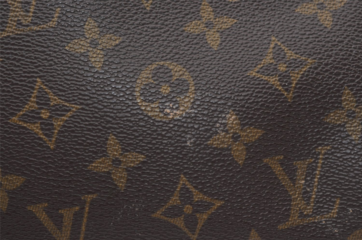 Authentic Louis Vuitton Monogram Trousse Demi Ronde 23 Pouch M47520 Junk 2404J