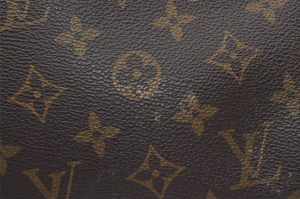 Authentic Louis Vuitton Monogram Trousse Demi Ronde 23 Pouch M47520 Junk 2404J