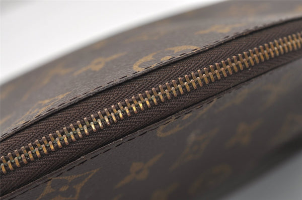 Authentic Louis Vuitton Monogram Trousse Demi Ronde 23 Pouch M47520 Junk 2404J