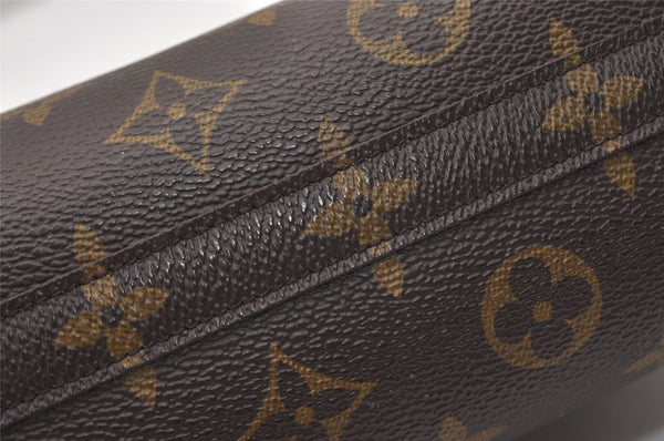 Authentic Louis Vuitton Monogram Trousse Demi Ronde 23 Pouch M47520 Junk 2404J