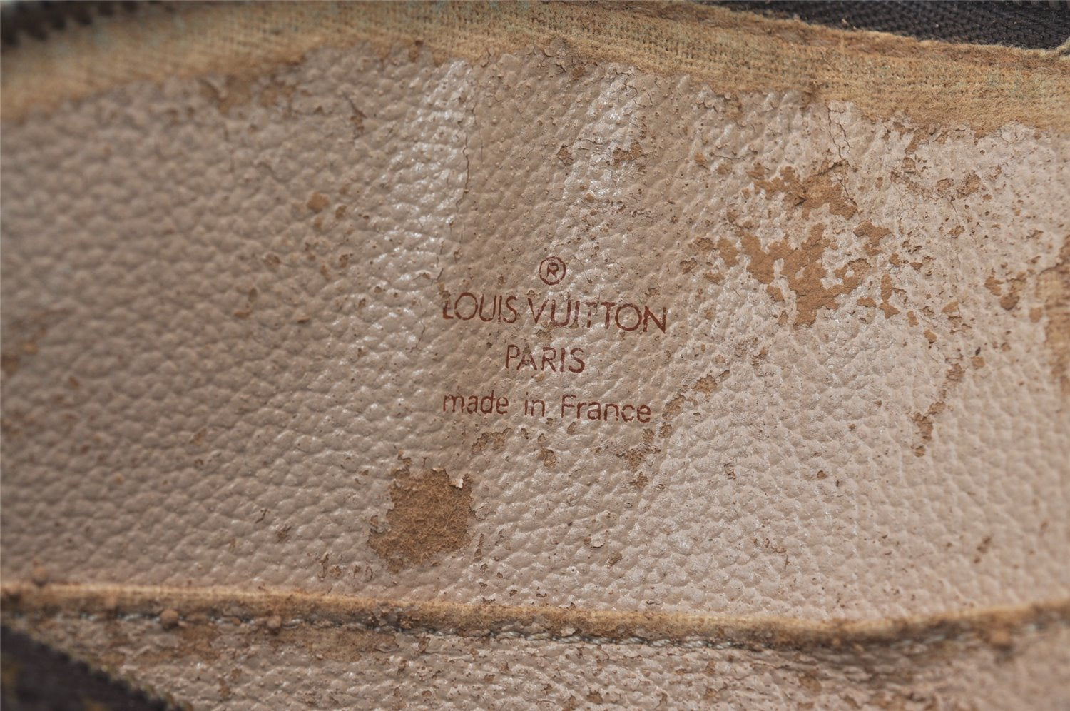 Authentic Louis Vuitton Monogram Trousse Demi Ronde 23 Pouch M47520 Junk 2404J
