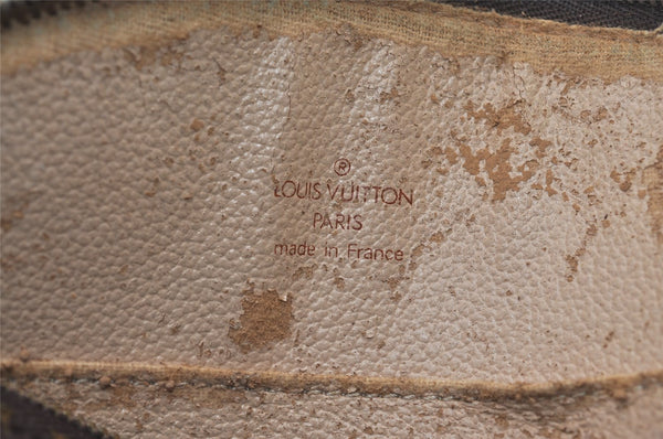 Authentic Louis Vuitton Monogram Trousse Demi Ronde 23 Pouch M47520 Junk 2404J