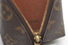 Authentic Louis Vuitton Monogram Trousse Demi Ronde 23 Pouch M47520 Junk 2404J