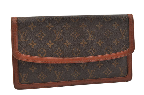 Authentic Louis Vuitton Monogram Pochette Dame GM M51810 Clutch Hand Bag 2405J