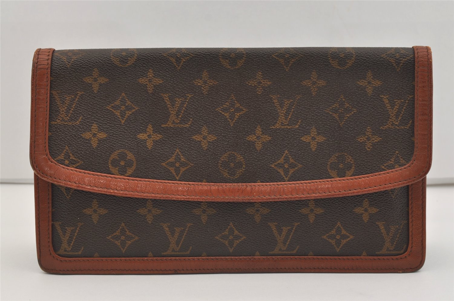 Authentic Louis Vuitton Monogram Pochette Dame GM M51810 Clutch Hand Bag 2405J