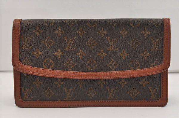 Authentic Louis Vuitton Monogram Pochette Dame GM M51810 Clutch Hand Bag 2405J