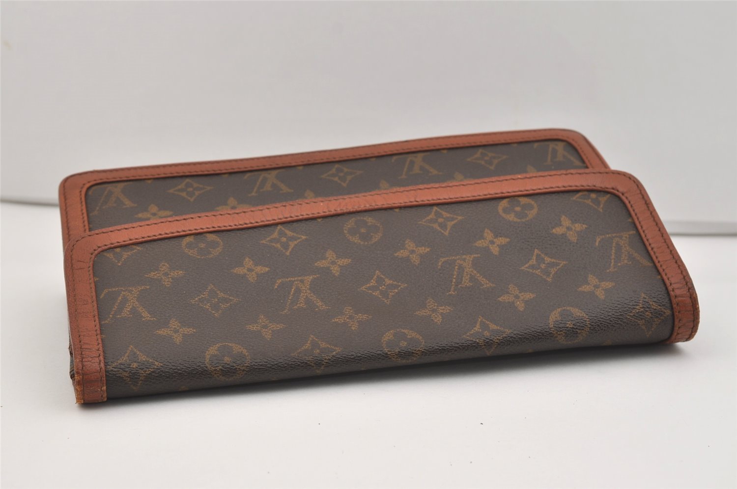 Authentic Louis Vuitton Monogram Pochette Dame GM M51810 Clutch Hand Bag 2405J
