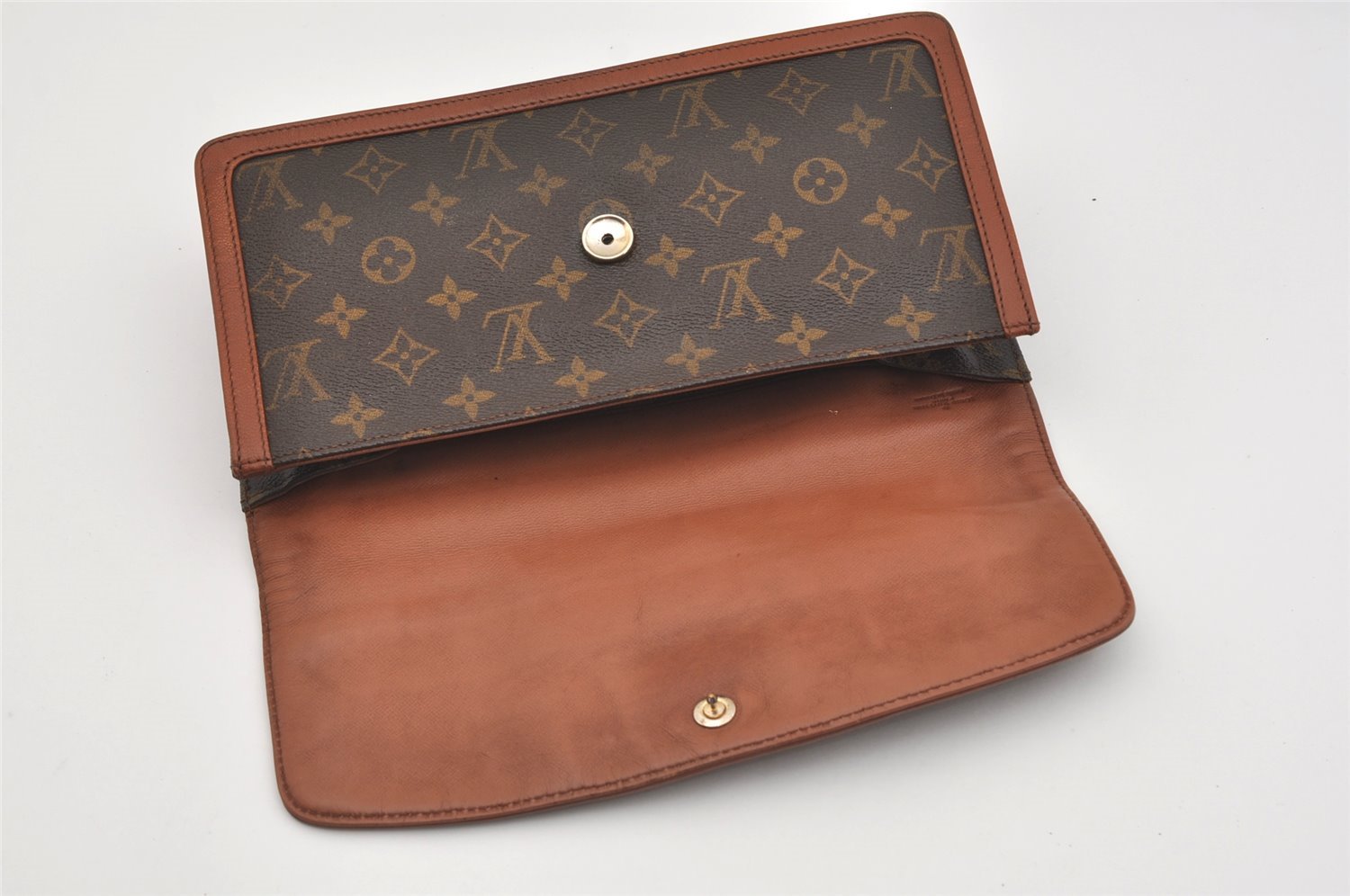 Authentic Louis Vuitton Monogram Pochette Dame GM M51810 Clutch Hand Bag 2405J