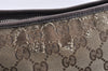 Authentic GUCCI Abbey Shoulder Cross Bag GG Canvas Leather 131326 Brown 2405K