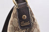 Authentic GUCCI Abbey Shoulder Cross Bag GG Canvas Leather 131326 Brown 2405K