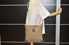 Authentic GUCCI Abbey Shoulder Cross Bag GG Canvas Leather 131326 Brown 2405K