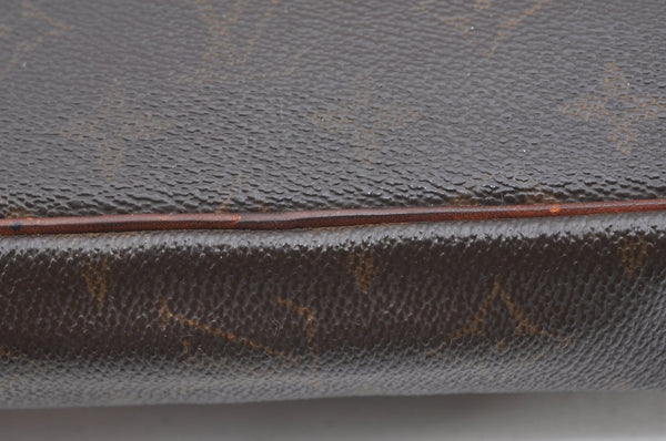 Authentic Louis Vuitton Monogram Marly Dragonne GM M51825 Clutch Hand Bag 2406G