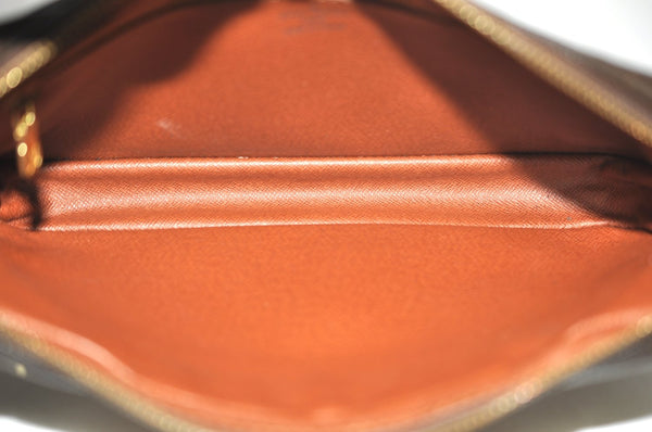 Authentic Louis Vuitton Monogram Marly Dragonne GM M51825 Clutch Hand Bag 2406G