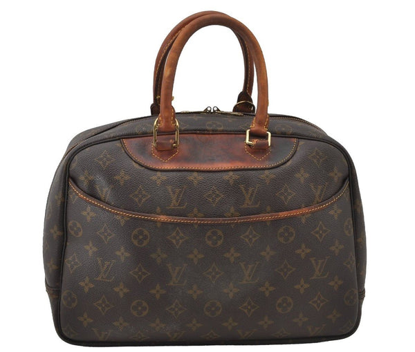 Authentic Louis Vuitton Monogram Deauville Hand Bag M47270 LV 2407J