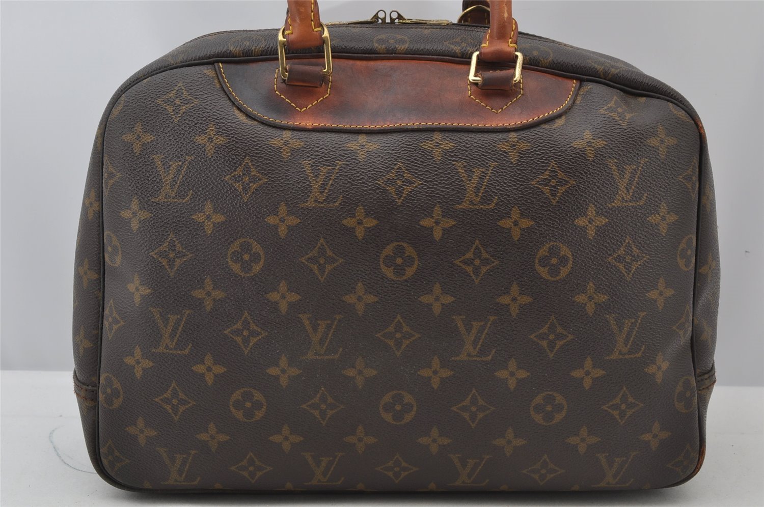 Authentic Louis Vuitton Monogram Deauville Hand Bag M47270 LV 2407J