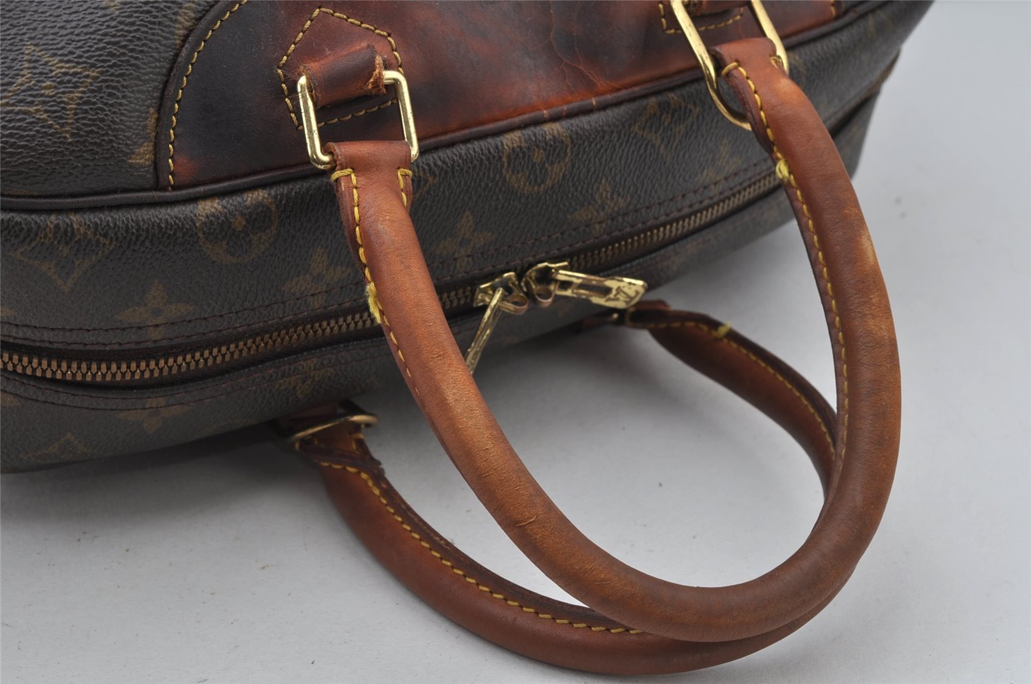 Authentic Louis Vuitton Monogram Deauville Hand Bag M47270 LV 2407J