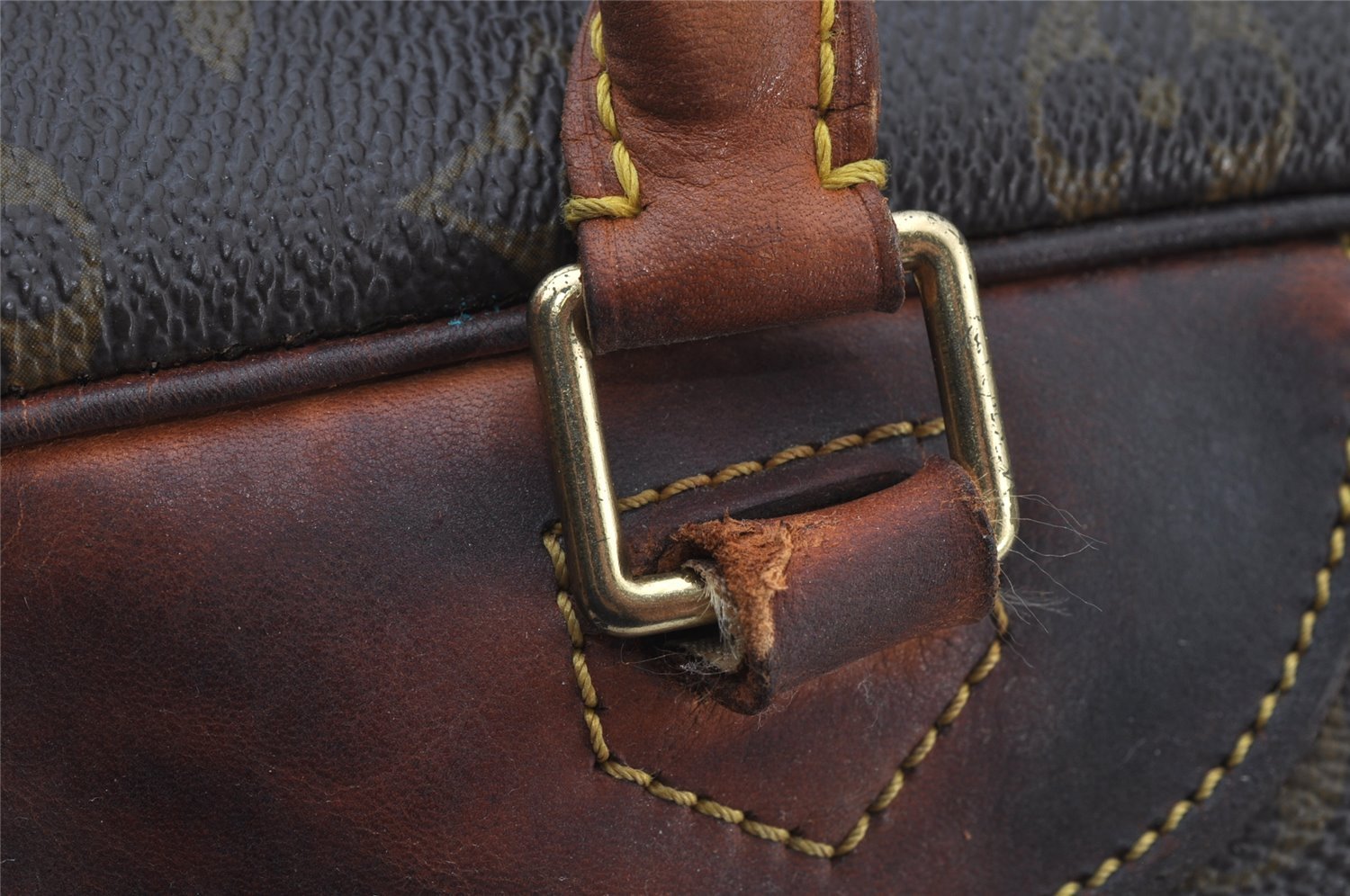 Authentic Louis Vuitton Monogram Deauville Hand Bag M47270 LV 2407J