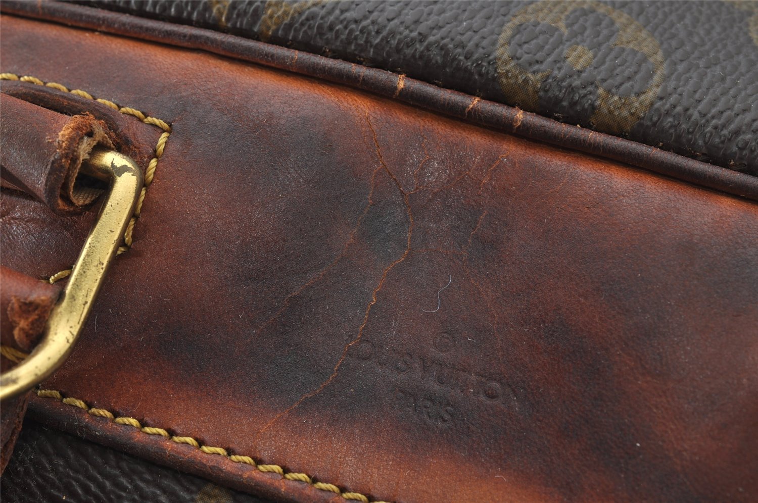 Authentic Louis Vuitton Monogram Deauville Hand Bag M47270 LV 2407J