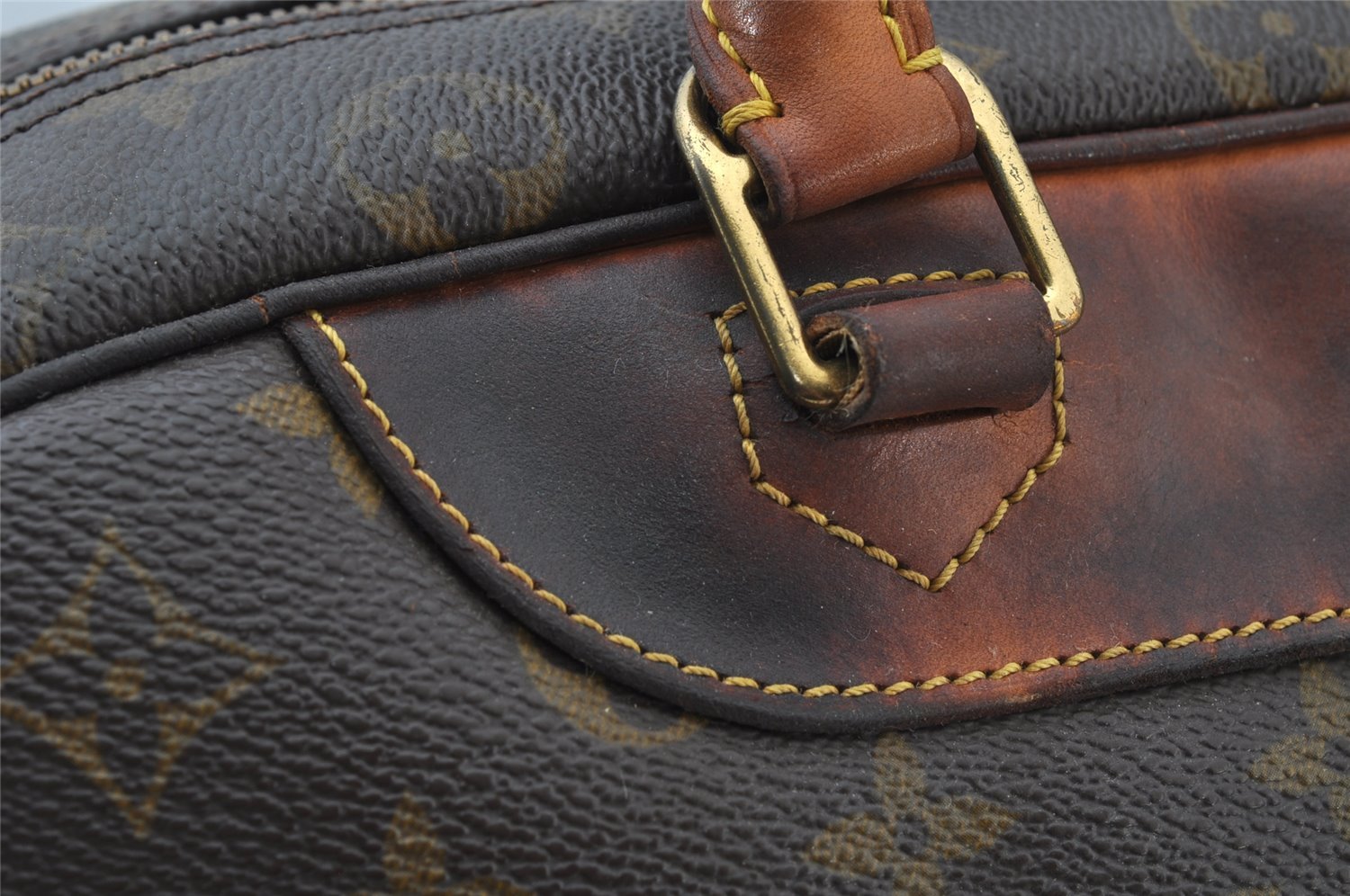 Authentic Louis Vuitton Monogram Deauville Hand Bag M47270 LV 2407J