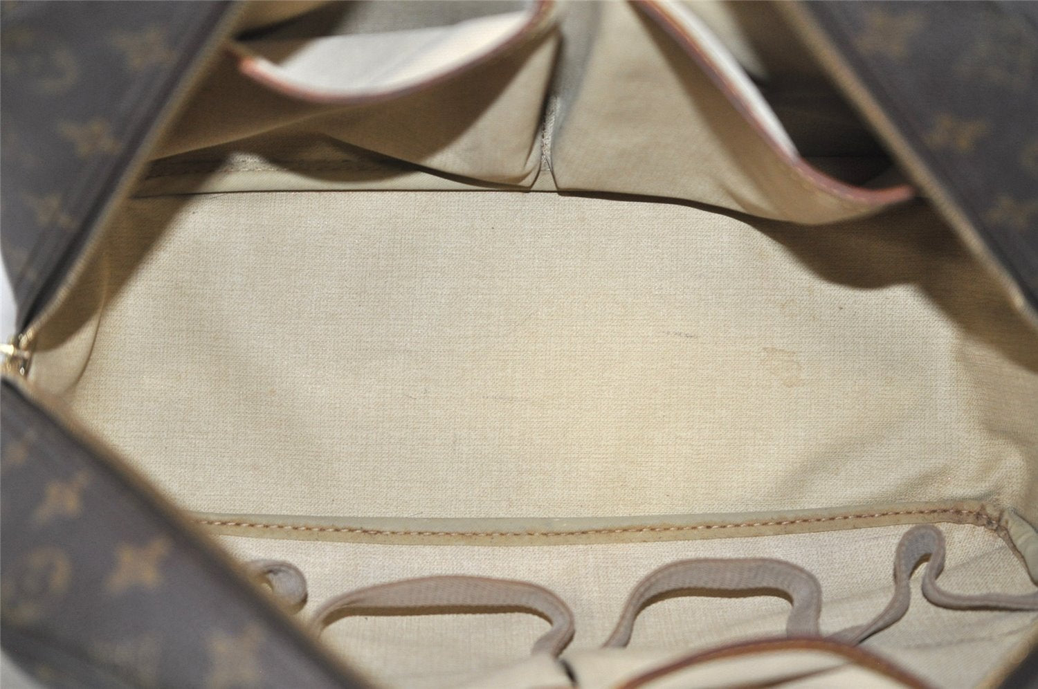 Authentic Louis Vuitton Monogram Deauville Hand Bag M47270 LV 2407J