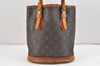 Authentic Louis Vuitton Monogram Bucket PM Shoulder Tote Bag M42238 Junk 2407K