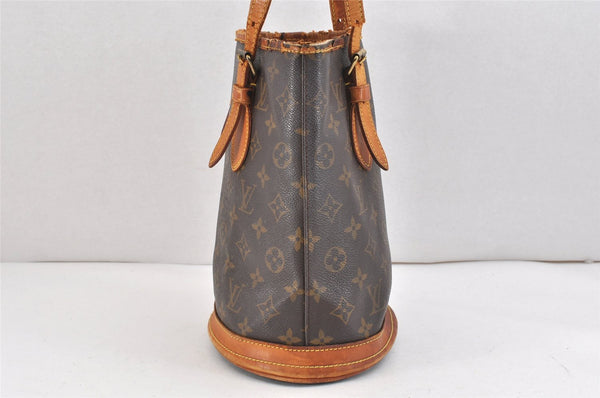 Authentic Louis Vuitton Monogram Bucket PM Shoulder Tote Bag M42238 Junk 2407K