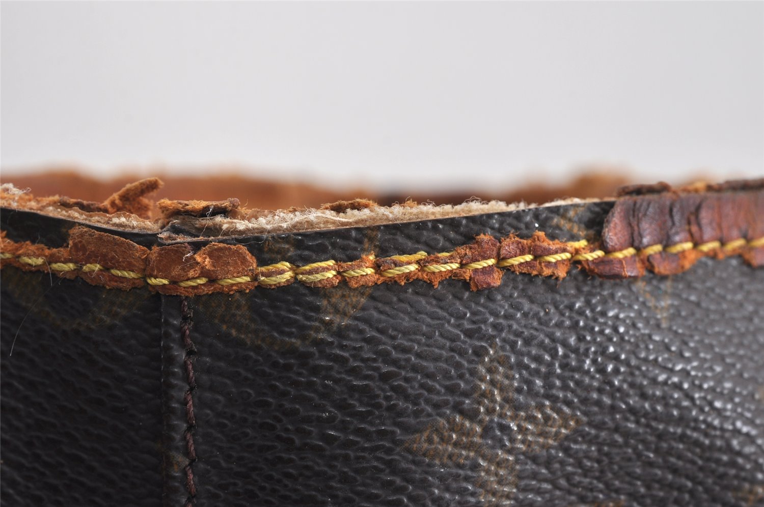 Authentic Louis Vuitton Monogram Bucket PM Shoulder Tote Bag M42238 Junk 2407K