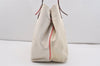 Auth Louis Vuitton Summer Collection 2014 Cabas MM Tote Bag M94502 White 2408J
