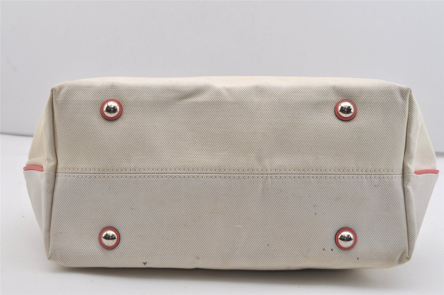 Auth Louis Vuitton Summer Collection 2014 Cabas MM Tote Bag M94502 White 2408J