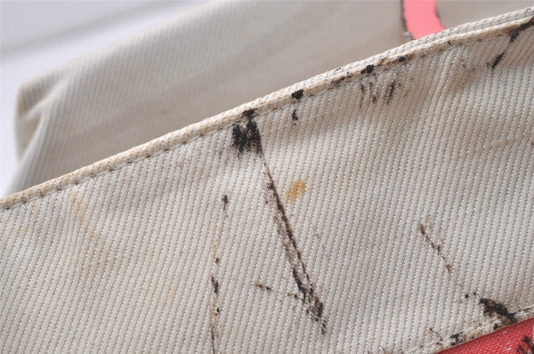 Auth Louis Vuitton Summer Collection 2014 Cabas MM Tote Bag M94502 White 2408J