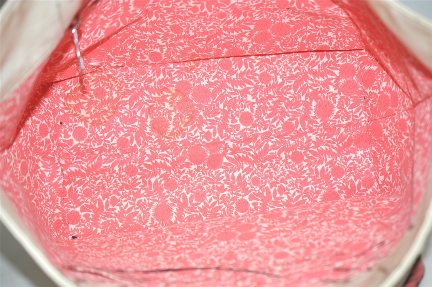 Auth Louis Vuitton Summer Collection 2014 Cabas MM Tote Bag M94502 White 2408J