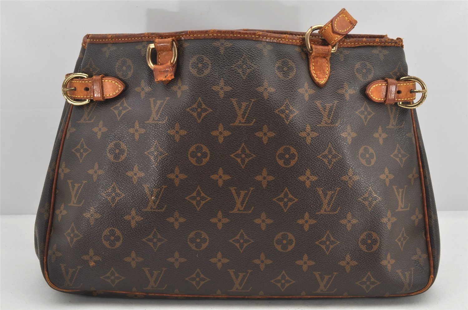 Auth Louis Vuitton Monogram Batignolles Horizontal Tote Bag M51154 Junk 2408K