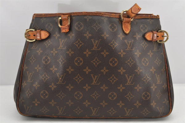 Auth Louis Vuitton Monogram Batignolles Horizontal Tote Bag M51154 Junk 2408K