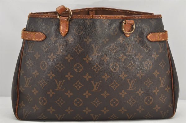 Auth Louis Vuitton Monogram Batignolles Horizontal Tote Bag M51154 Junk 2408K