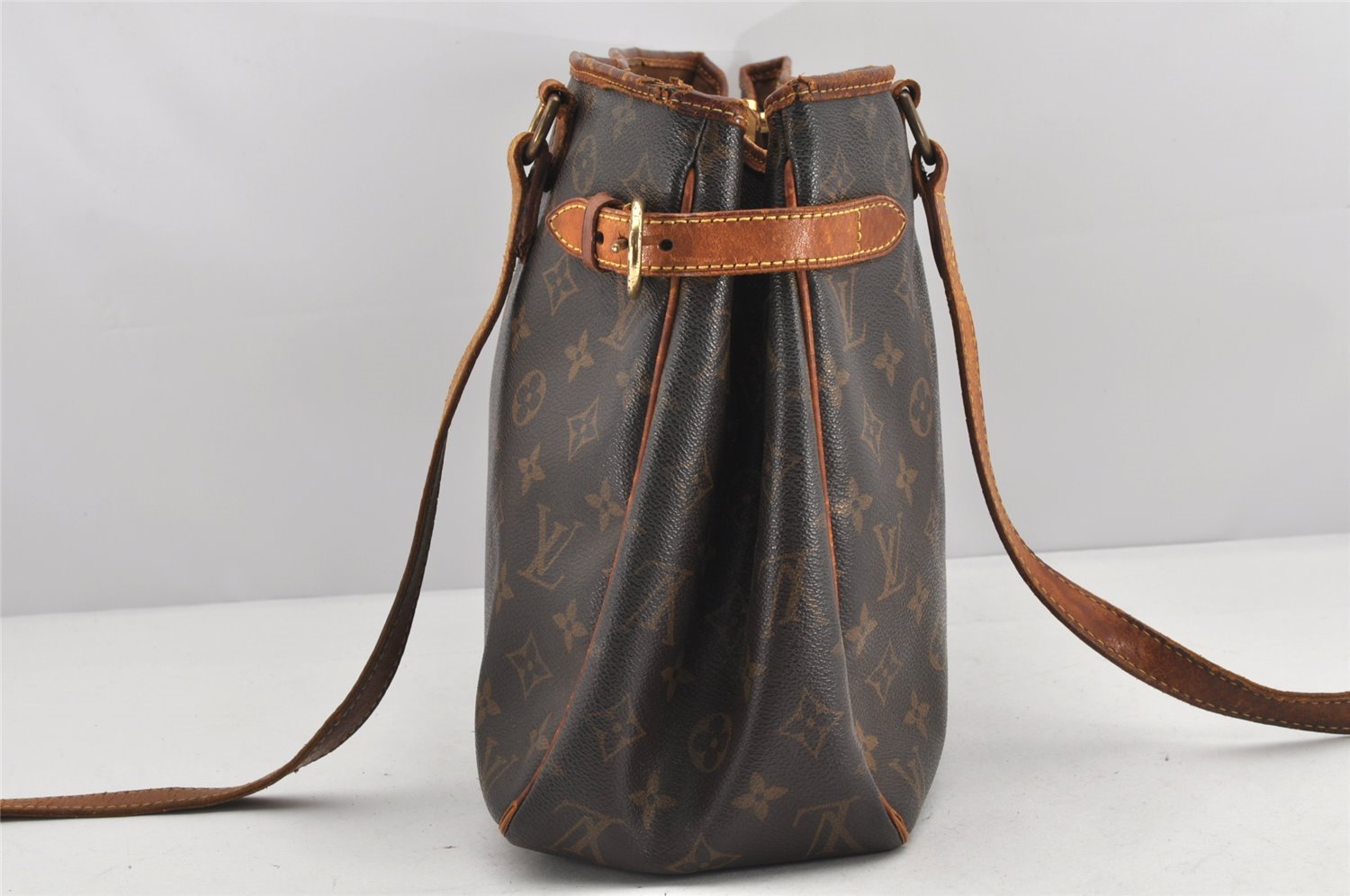 Auth Louis Vuitton Monogram Batignolles Horizontal Tote Bag M51154 Junk 2408K