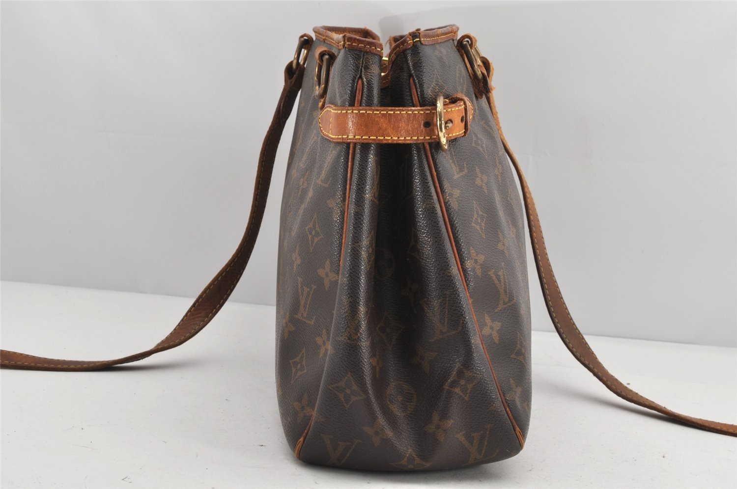 Auth Louis Vuitton Monogram Batignolles Horizontal Tote Bag M51154 Junk 2408K