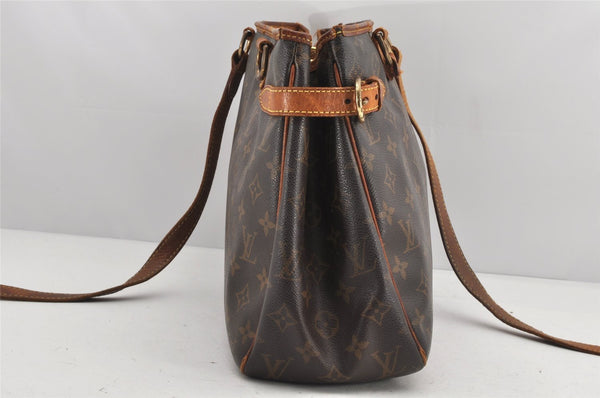 Auth Louis Vuitton Monogram Batignolles Horizontal Tote Bag M51154 Junk 2408K