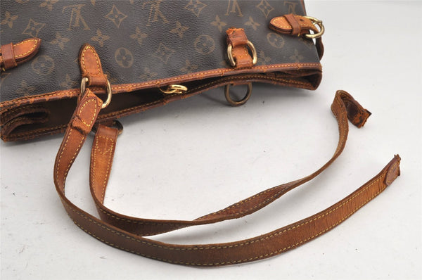Auth Louis Vuitton Monogram Batignolles Horizontal Tote Bag M51154 Junk 2408K