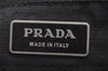 Authentic PRADA Nylon Tessuto Leather Shoulder Cross Body Bag Purse Black 2409I