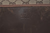 Authentic GUCCI Vintage Shoulder Tote Bag GG Canvas Leather 28892 Brown 2409K