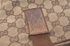 Authentic GUCCI Vintage Shoulder Tote Bag GG Canvas Leather 28892 Brown 2409K