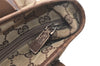 Authentic GUCCI Vintage Shoulder Tote Bag GG Canvas Leather 28892 Brown 2409K
