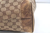 Authentic GUCCI Vintage Shoulder Tote Bag GG Canvas Leather 28892 Brown 2409K