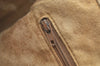 Authentic GUCCI Web Sherry Line Hand Boston Bag GG PVC Leather Brown 2410H